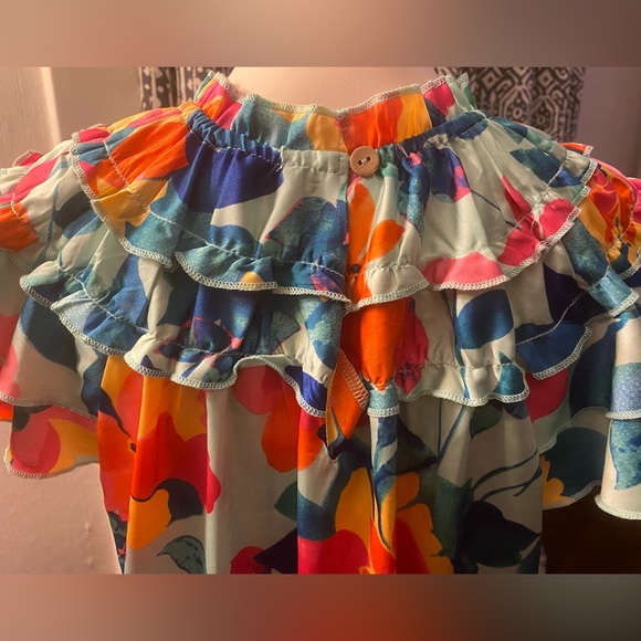 BiBi XL Ruffle Blouse NWOT - Picture 5 of 6